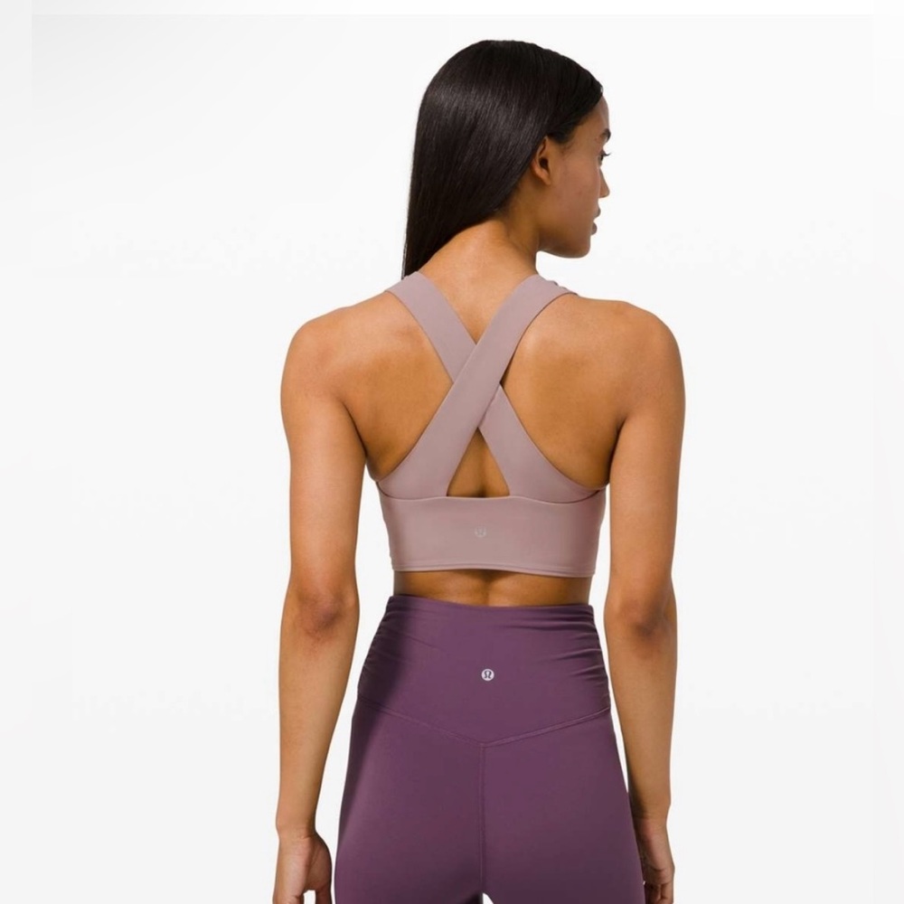 Lululemon Forward Fold Bra Size 10 Violet Verbena